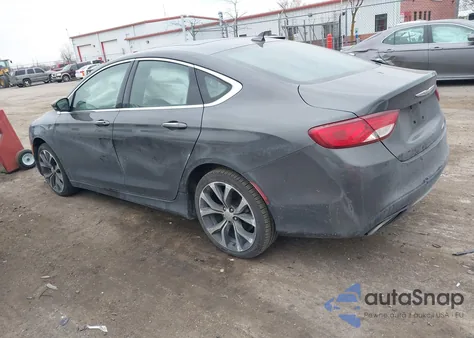 2015 Chrysler 200 C из США, поврежденный, VIN 1C3CCCCG4FN525920